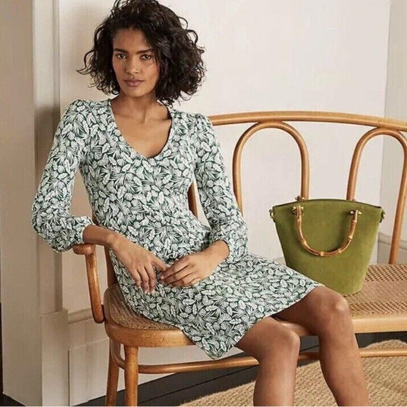 Boden Hattie jersey long sleeve dress - Picture 2 of 4